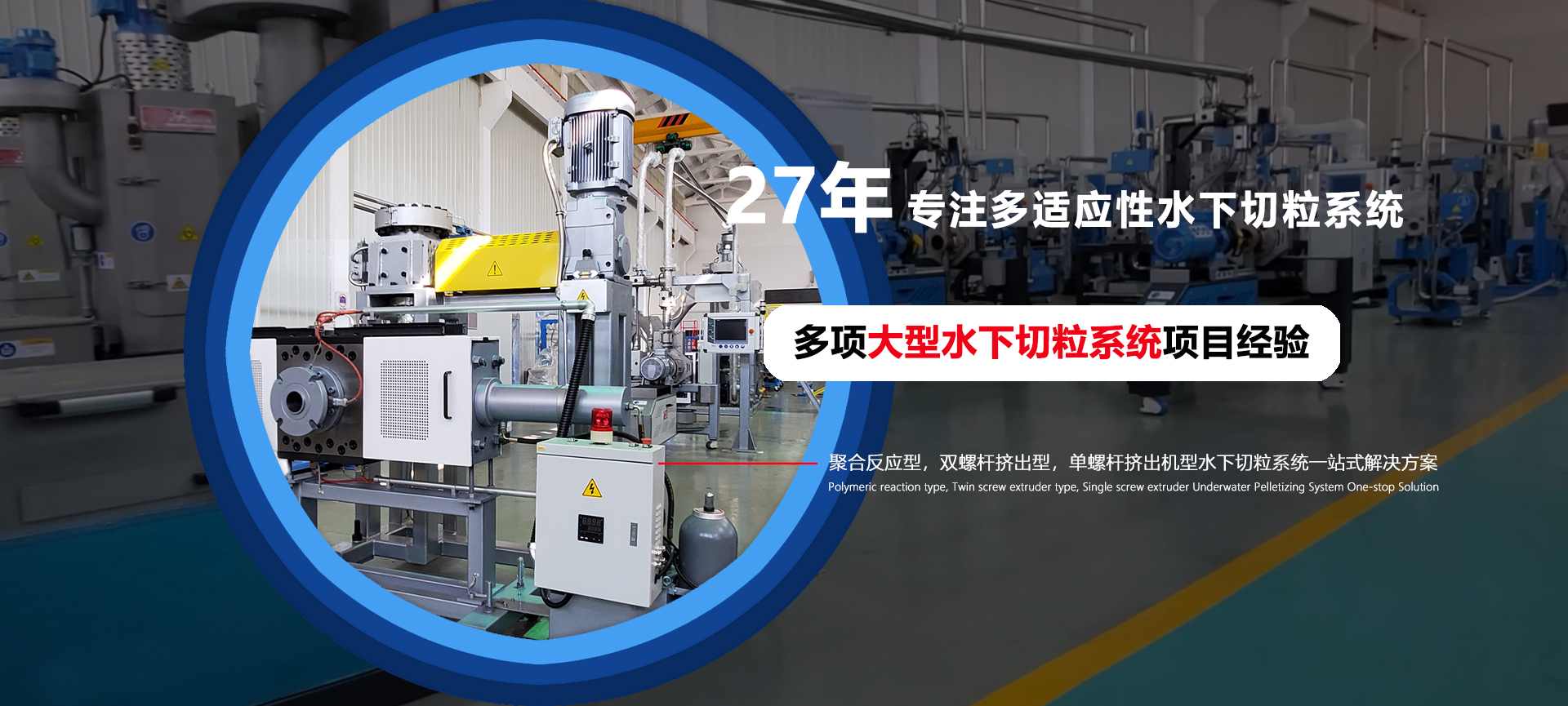 多項大型水下切粒系統項目經驗